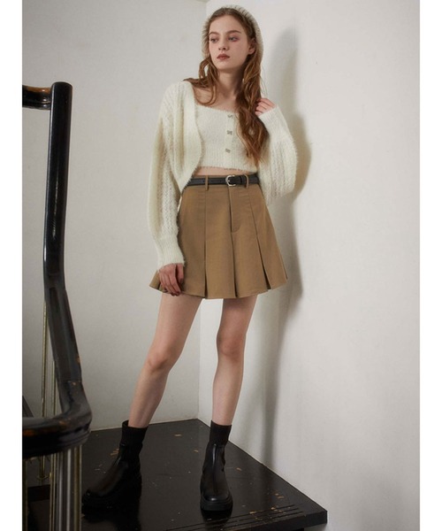 archives(アルシーヴ)の「ガラスフェザーニットボレロアンサンブル(カーディガン/ボレロ・レディース・ピンクベージュ/ブルーグレー/アイボリー・FREE)」の10枚目の写真