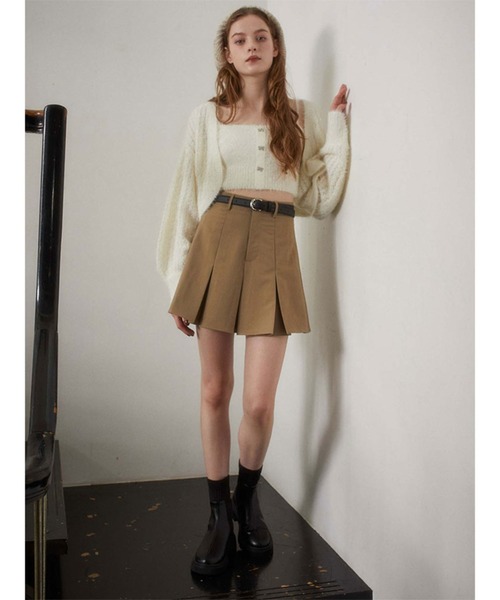 archives(アルシーヴ)の「ガラスフェザーニットボレロアンサンブル(カーディガン/ボレロ・レディース・ピンクベージュ/ブルーグレー/アイボリー・FREE)」の12枚目の写真