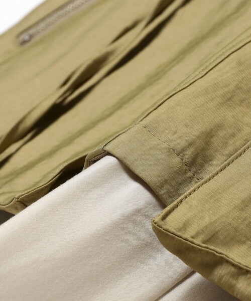 Ray BEAMS（レイビームス）の「RBS / ビッグ ポケット レイヤード スカート（スカート・レディース・ブラック/ベージュ・1/0）」の21枚目の写真