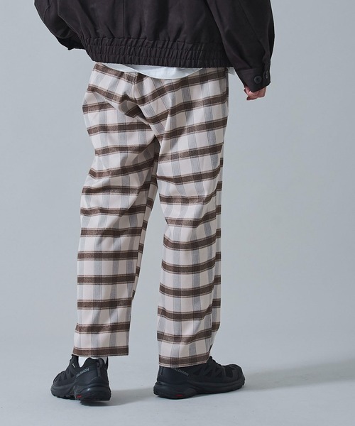 BROWNY(ブラウニー)の「BROWNY/チェックテーパードスラックス(スラックス・メンズ・ベージュ系その他2/ブルー系その他2・MEDIUM/LARGE)」の7枚目の写真