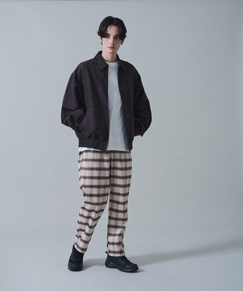 BROWNY(ブラウニー)の「BROWNY/チェックテーパードスラックス(スラックス・メンズ・ベージュ系その他2/ブルー系その他2・MEDIUM/LARGE)」の8枚目の写真