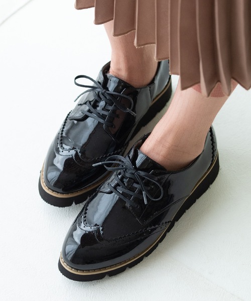 Jelly Beans ネイビー レースアップシューズＬサイズ　エレガント 晴雨兼用】【滑りにくい】【吸汗・速乾性素材】レースアップ