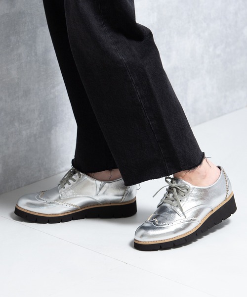 JELLY BEANS（ジェリービーンズ）の「厚底マニッシュレースアップ