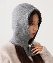 ROOPTOKYO | フロントパールボタン ニット バラクラバ(ニットキャップ/ビーニー)