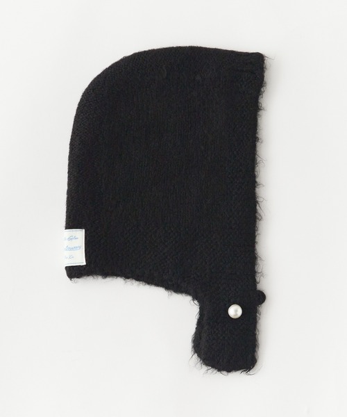 ROOPTOKYO（ループトウキョウ）の「フロントパールボタン ニット バラクラバ（ニットキャップ/ビーニー・レディース・アイボリー/ブラック/グレー/レッド・FREE）」の11枚目の写真