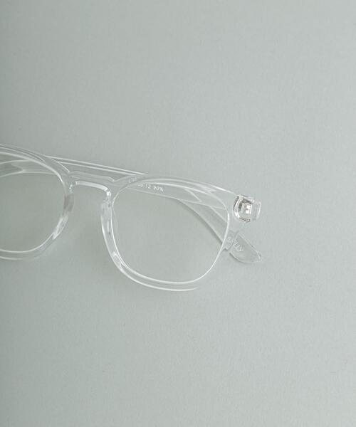 SMELLY(スメリー)の「ウェリントンクリアダテメガネ(メガネ・レディース・クリア・-)」の5枚目の写真