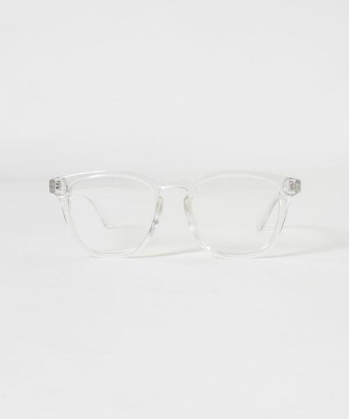 SMELLY(スメリー)の「ウェリントンクリアダテメガネ(メガネ・レディース・クリア・-)」の6枚目の写真