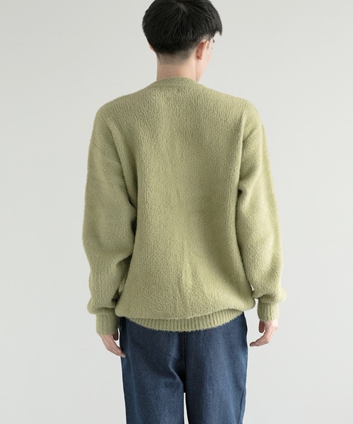 aimoha(アイモハ)の「aimoha men Shaggy Jacquard Knit(ニット/セーター・メンズ・ベージュ/ホワイト/ブラック/アーミー/グレー・MEDIUM/LARGE/X-LARGE/XX-LARGE/XXX-LARGE)」の18枚目の写真