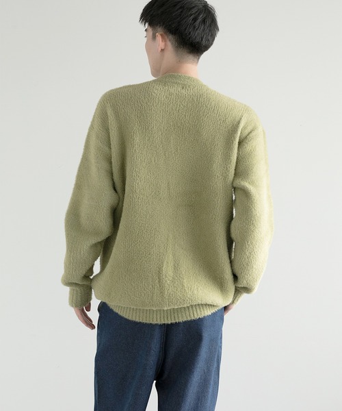 aimoha(アイモハ)の「aimoha men Shaggy Jacquard Knit(ニット/セーター・メンズ・ベージュ/ホワイト/ブラック/アーミー/グレー・MEDIUM/LARGE/X-LARGE/XX-LARGE/XXX-LARGE)」の20枚目の写真