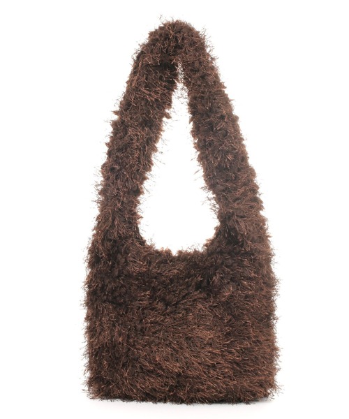 LAKOLE（ラコレ）の「シャギーボアショルダーバッグ / 147018（ショルダーバッグ・レディース・グレー/ブラウン/ベージュ・FREE）」の5枚目の写真