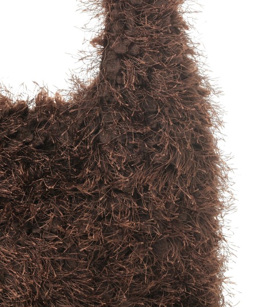 LAKOLE（ラコレ）の「シャギーボアショルダーバッグ / 147018（ショルダーバッグ・レディース・グレー/ブラウン/ベージュ・FREE）」の7枚目の写真