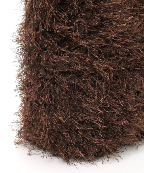 LAKOLE（ラコレ）の「シャギーボアショルダーバッグ / 147018（ショルダーバッグ・レディース・グレー/ブラウン/ベージュ・FREE）」の8枚目の写真