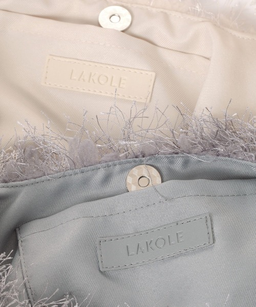 LAKOLE（ラコレ）の「シャギーボアショルダーバッグ / 147018（ショルダーバッグ・レディース・グレー/ブラウン/ベージュ・FREE）」の15枚目の写真