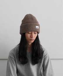 GANNI ガニー ニット帽 Structured Rib Beanie ADAM ET ROPÉ FEMME(アダム エ ロペ ファム) / 【GANNI (ガニー