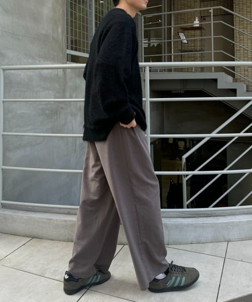 CIAOPANIC TYPY（チャオパニックティピー）の「モヘヤライクシャギービックシルエットニット（ニット/セーター・メンズ・ブラック/ブラウン/グリーン/レッド・MEDIUM/LARGE）」の9枚目の写真