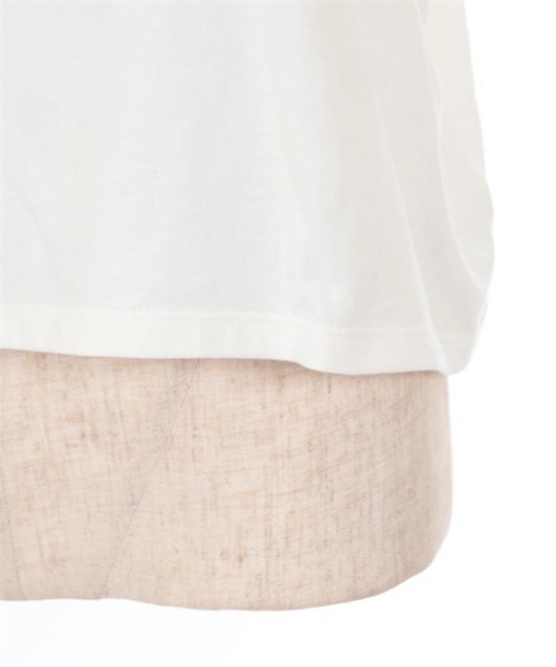 axes femme（アクシーズファム）の「アソートデザインＴシャツ（Tシャツ/カットソー・レディース・ブラウン/キナリ/パープル・FREE）」の9枚目の写真