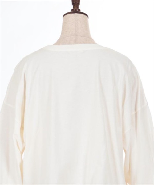 axes femme（アクシーズファム）の「アソートデザインＴシャツ（Tシャツ/カットソー・レディース・ブラウン/キナリ/パープル・FREE）」の11枚目の写真