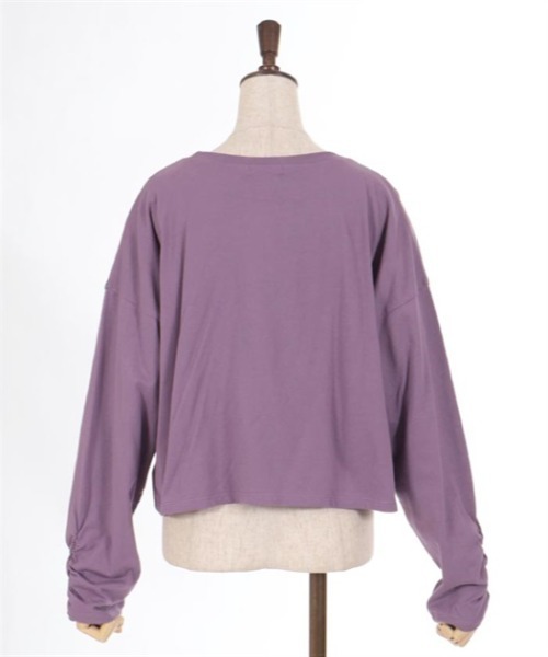 axes femme（アクシーズファム）の「アソートデザインＴシャツ（Tシャツ/カットソー・レディース・ブラウン/キナリ/パープル・FREE）」の15枚目の写真