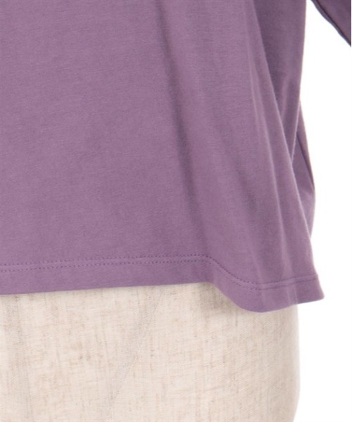 axes femme（アクシーズファム）の「アソートデザインＴシャツ（Tシャツ/カットソー・レディース・ブラウン/キナリ/パープル・FREE）」の17枚目の写真