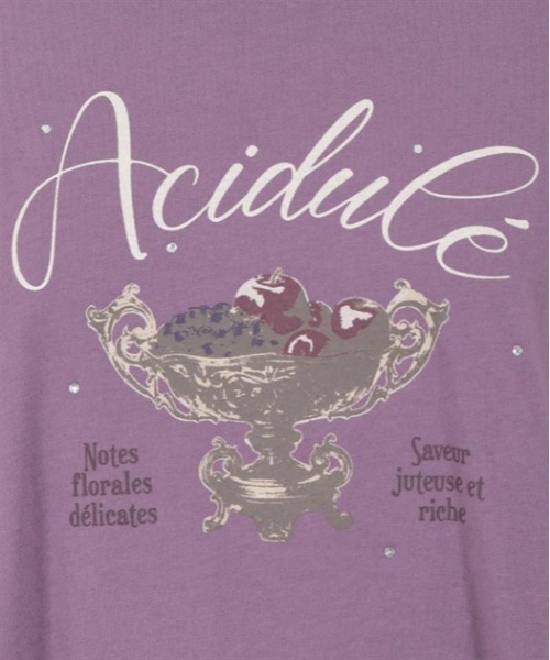 axes femme（アクシーズファム）の「アソートデザインＴシャツ（Tシャツ/カットソー・レディース・ブラウン/キナリ/パープル・FREE）」の18枚目の写真