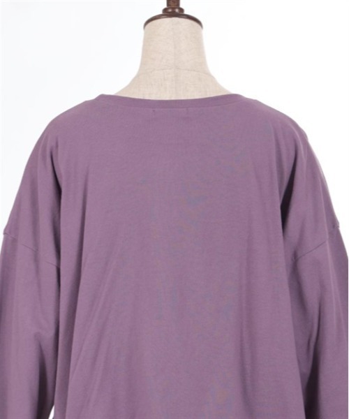 axes femme（アクシーズファム）の「アソートデザインＴシャツ（Tシャツ/カットソー・レディース・ブラウン/キナリ/パープル・FREE）」の19枚目の写真