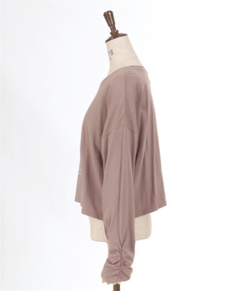 axes femme（アクシーズファム）の「アソートデザインＴシャツ（Tシャツ/カットソー・レディース・ブラウン/キナリ/パープル・FREE）」の22枚目の写真