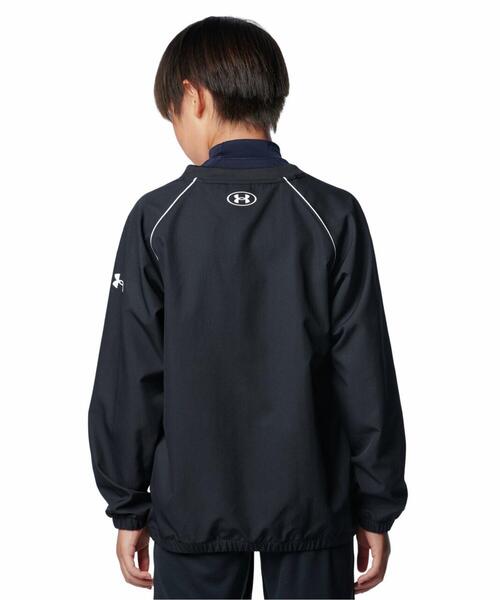 UNDER ARMOUR(アンダーアーマー)の「UA Vネック ジャケット(ベースボール/キッズ)(その他アウター・キッズ・ブラック・160cm/150cm/140cm/130cm)」の2枚目の写真