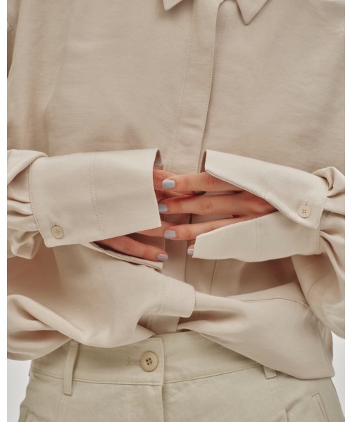 TODAYFUL（トゥデイフル）の「Backsatin Pocket Shirts（シャツ