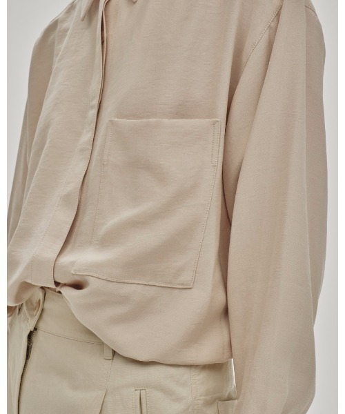 セール】Backsatin Pocket Shirts（シャツ/ブラウス）｜TODAYFUL