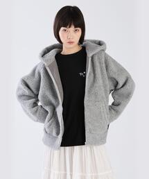 To b. by agnes b. | WEB限定 WW91 HOODIE ボアジップフーディ(ダッフルコート)