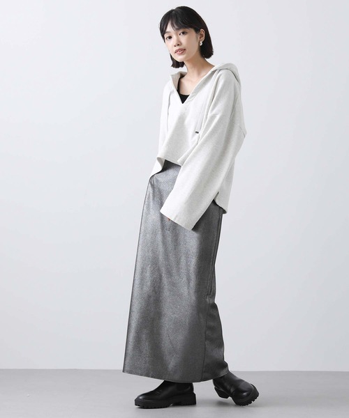 Brilliantタイトスカート Gready Brilliant（グレディブリリアン） スカート LU花刺繍タイト