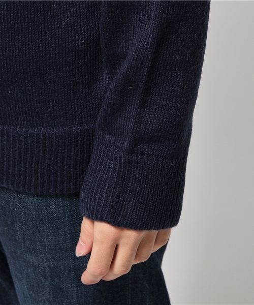 Lui's（ルイス）の「Lui's(ルイス) 求心柄ニット（ニット/セーター・メンズ・ブラック/ネイビー・MEDIUM/SMALL）」の6枚目の写真