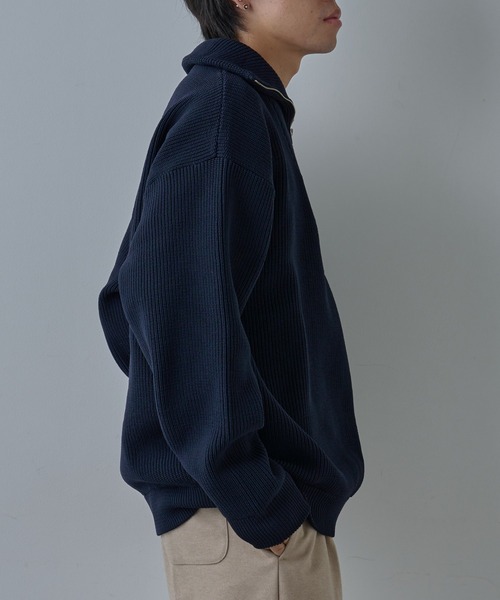 COLONY 2139（コロニートゥーワンスリーナイン）の「テックニットハーフジップ（ニット/セーター・メンズ・ネイビー/ブラック/グレー・MEDIUM/LARGE）」の16枚目の写真