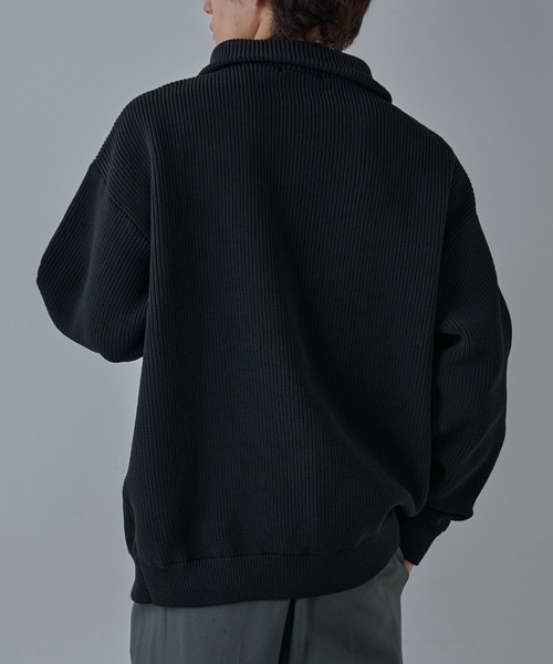 COLONY 2139（コロニートゥーワンスリーナイン）の「テックニットハーフジップ（ニット/セーター・メンズ・ネイビー/ブラック/グレー・MEDIUM/LARGE）」の6枚目の写真