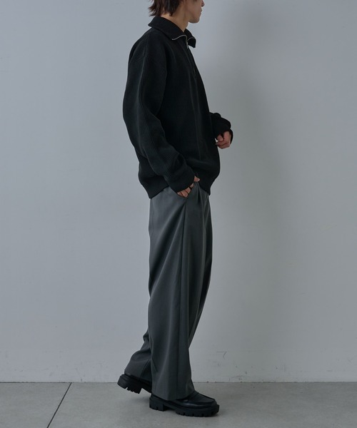 COLONY 2139（コロニートゥーワンスリーナイン）の「テックニットハーフジップ（ニット/セーター・メンズ・ネイビー/ブラック/グレー・MEDIUM/LARGE）」の21枚目の写真