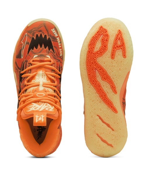 PUMA(プーマ)の「PUMA MB.03 HALLOWEEN(PUMAMB.03 ハロウィン)(スニーカー・メンズ・オレンジ系・26cm/29cm/28.5cm/30cm)」の4枚目の写真