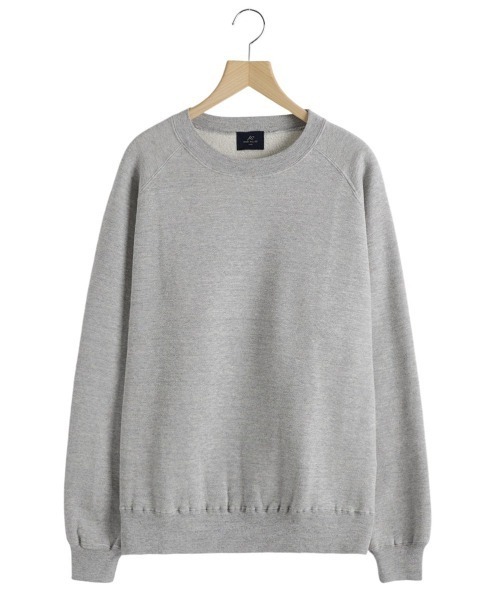REMI RELIEF NAVY LABEL（レミレリーフネイビーレーベル）の「REMI RELIEF NAVY LABEL / レミレリーフ ネイビーレーベル：起毛裏毛クルー：RN27353274AK[STD]（スウェット・メンズ・オートミール/ヘザーグレー・M/S/L）」の20枚目の写真