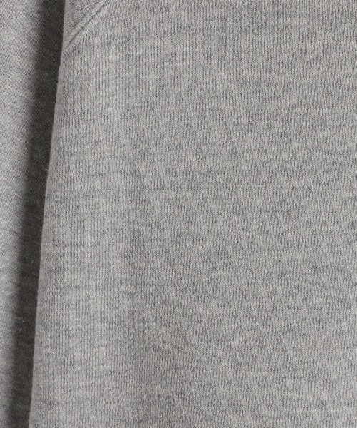 REMI RELIEF NAVY LABEL（レミレリーフネイビーレーベル）の「REMI RELIEF NAVY LABEL / レミレリーフ ネイビーレーベル：起毛裏毛クルー：RN27353274AK[STD]（スウェット・メンズ・オートミール/ヘザーグレー・M/S/L）」の5枚目の写真
