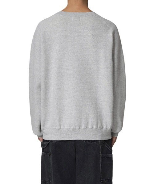 REMI RELIEF NAVY LABEL（レミレリーフネイビーレーベル）の「REMI RELIEF NAVY LABEL / レミレリーフ ネイビーレーベル：起毛裏毛クルー：RN27353274AK[STD]（スウェット・メンズ・オートミール/ヘザーグレー・M/S/L）」の9枚目の写真