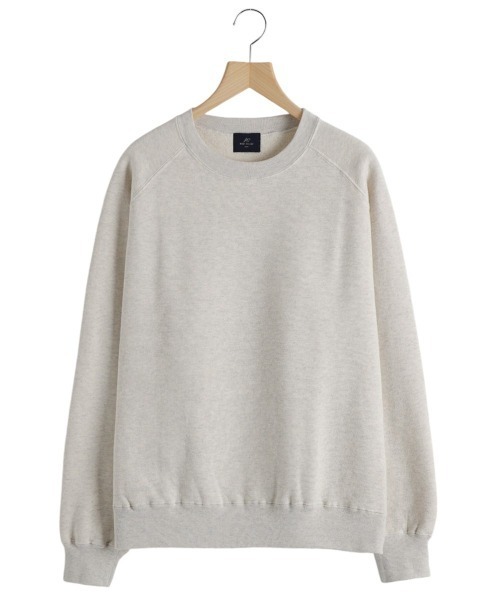 REMI RELIEF NAVY LABEL（レミレリーフネイビーレーベル）の「REMI RELIEF NAVY LABEL / レミレリーフ ネイビーレーベル：起毛裏毛クルー：RN27353274AK[STD]（スウェット・メンズ・オートミール/ヘザーグレー・M/S/L）」の11枚目の写真