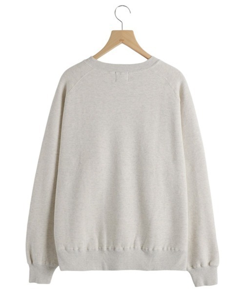 REMI RELIEF NAVY LABEL（レミレリーフネイビーレーベル）の「REMI RELIEF NAVY LABEL / レミレリーフ ネイビーレーベル：起毛裏毛クルー：RN27353274AK[STD]（スウェット・メンズ・オートミール/ヘザーグレー・M/S/L）」の12枚目の写真