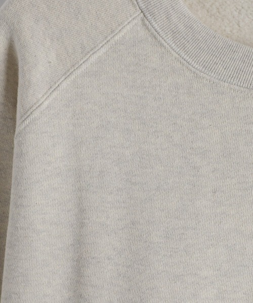 REMI RELIEF NAVY LABEL（レミレリーフネイビーレーベル）の「REMI RELIEF NAVY LABEL / レミレリーフ ネイビーレーベル：起毛裏毛クルー：RN27353274AK[STD]（スウェット・メンズ・オートミール/ヘザーグレー・M/S/L）」の14枚目の写真