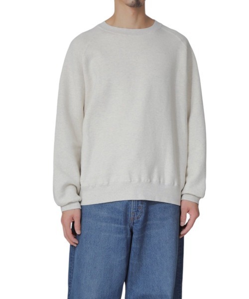 REMI RELIEF NAVY LABEL（レミレリーフネイビーレーベル）の「REMI RELIEF NAVY LABEL / レミレリーフ ネイビーレーベル：起毛裏毛クルー：RN27353274AK[STD]（スウェット・メンズ・オートミール/ヘザーグレー・M/S/L）」の16枚目の写真