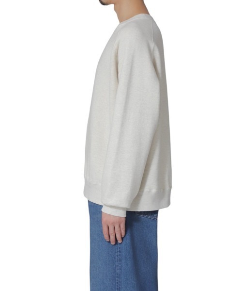REMI RELIEF NAVY LABEL（レミレリーフネイビーレーベル）の「REMI RELIEF NAVY LABEL / レミレリーフ ネイビーレーベル：起毛裏毛クルー：RN27353274AK[STD]（スウェット・メンズ・オートミール/ヘザーグレー・M/S/L）」の17枚目の写真