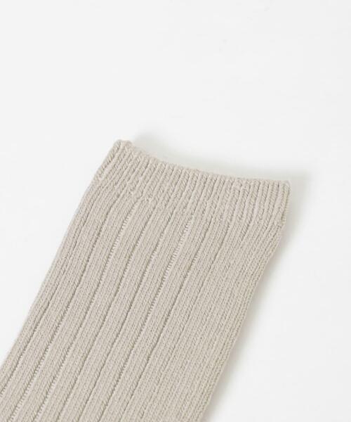 URBAN RESEARCH（アーバンリサーチ）の「『UR TECH』ワイドリブソックス（ソックス/靴下・レディース・ベージュ/オフホワイト/グレー/ブラック・22/24）」の11枚目の写真