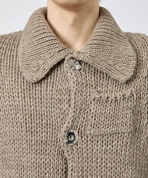 OUAT(オーユーエーティー)の「【OUAT/オーユーエーティー】META KNIT(ニット/セーター・メンズ・グレイッシュベージュ/レッド・3)」の20枚目の写真