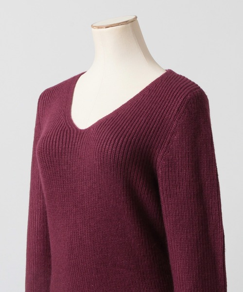 Vネックニットワンピース（ワンピース）｜JULIA BOUTIQUE（ジュリアブティック）