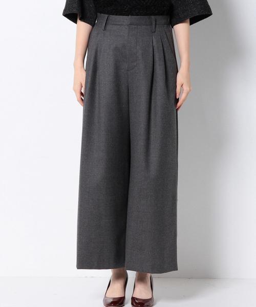 Another Edition（アナザーエディション）の「タックワイドパンツ/AE BC W WID PT（その他パンツ・レディース・ブラック/グレー/ライトグレー・MEDIUM/SMALL）」の11枚目の写真