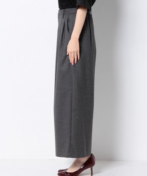 Another Edition（アナザーエディション）の「タックワイドパンツ/AE BC W WID PT（その他パンツ・レディース・ブラック/グレー/ライトグレー・MEDIUM/SMALL）」の12枚目の写真