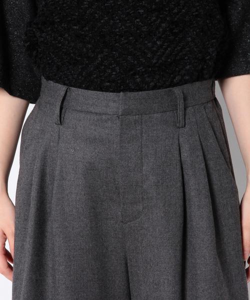 Another Edition（アナザーエディション）の「タックワイドパンツ/AE BC W WID PT（その他パンツ・レディース・ブラック/グレー/ライトグレー・MEDIUM/SMALL）」の15枚目の写真
